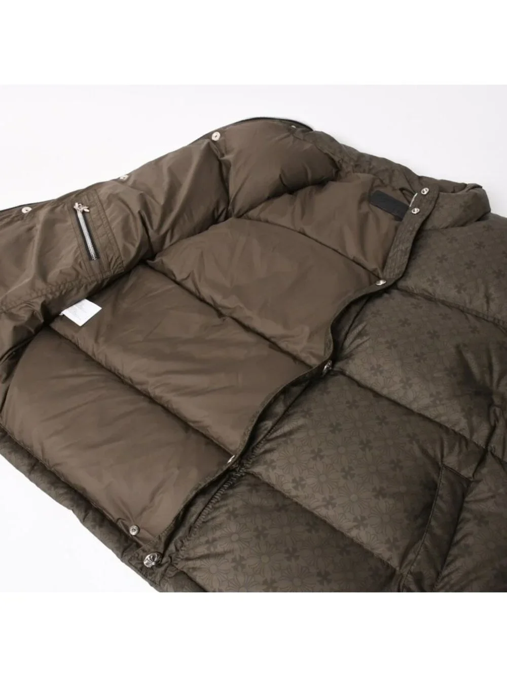 Chrome Hearts CH Plus Stiff Down Vest CH Khaki All Over Print M